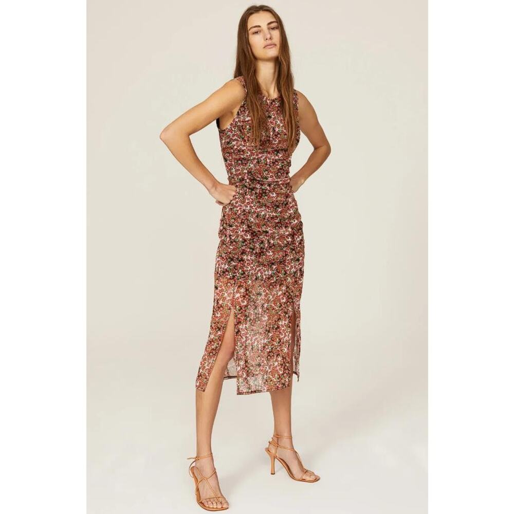 SAUNDERS Women's Floral Mesh Dress Size 6